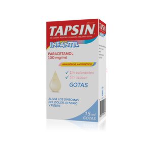Tapsin Paracetamol Infantil Gotas 100 mg/ml x 15 ml