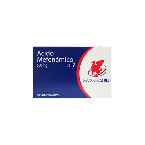 Acido Mefenamico 500 mg x 10 comprimidos (Lab Chile)