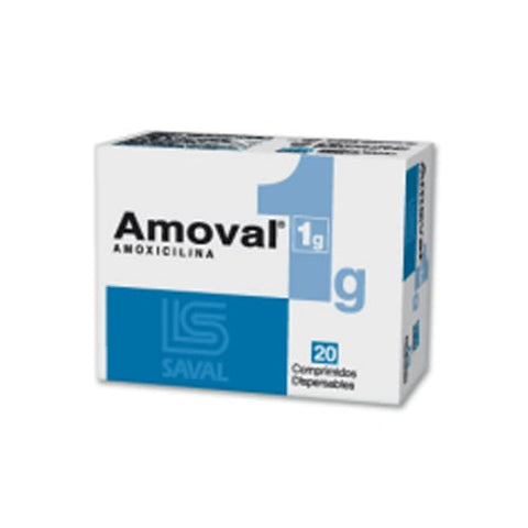 Amoval 1gr x 20 comp