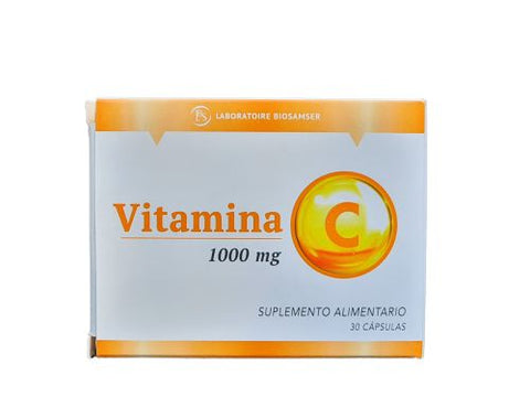 Vitamina C Cap 1 Gr X 30 Biosamser