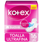 Toalla Kotex Extra Suave 16 Unidades