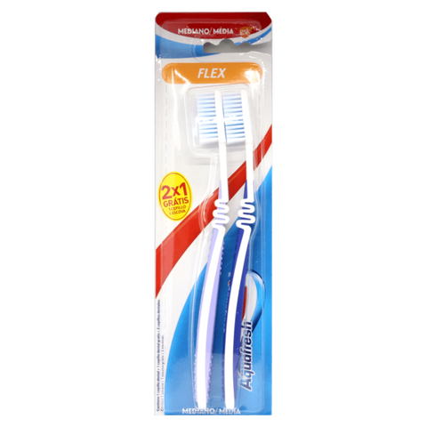 Aquafresh Flex Cepillo Mediano 2X1