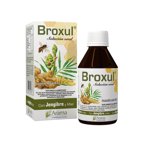 Broxul Con Jengibre Y Miel Sol. Oral 120 Ml