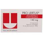 Pro Lertus 140Mg (Diclofenaco Colestiramina) X10 Cap.Prol.