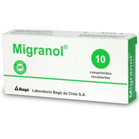 Migranol (Metamizol 300Mg Ergotamina 1Mg CafeÌna 100Mg))X10Com.Rec.