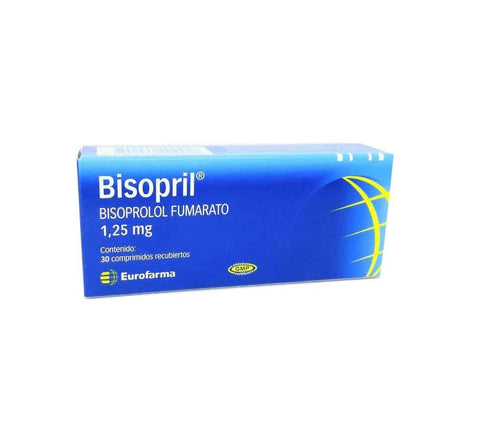 Bisopril 1.25 mg x 30 comprimidos