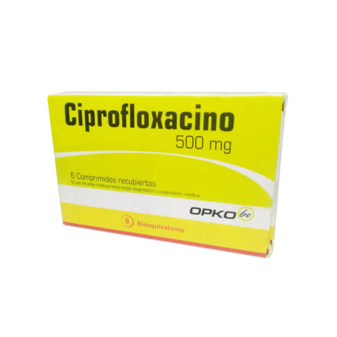 Ciprofloxacino (B) 500 Mg X 6 Comp.