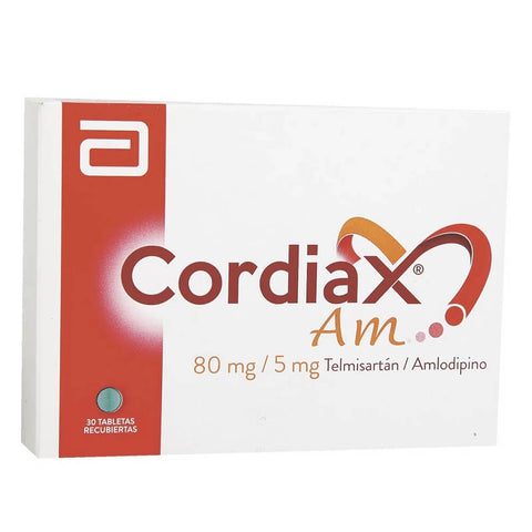 Cordiax Am 80/5 ( Termisartán. Amplodipino) X30Com.