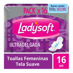 Ladysoft Nocturna UltraDelgada Suave C/alas x 16