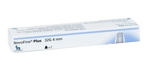 Novofine Plus 32G x 4 mm x 7 Unidades