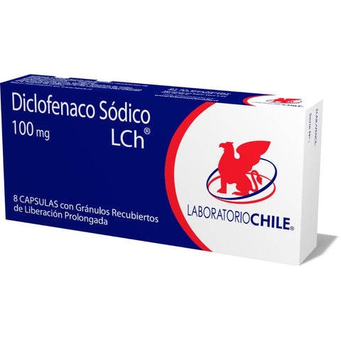 Diclofenaco Lp.100Mg X8Cap.