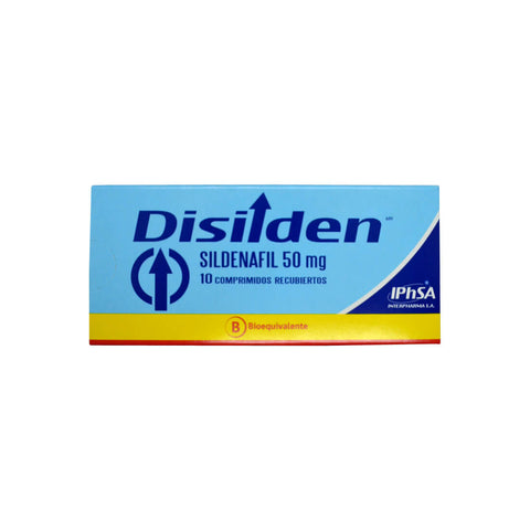 Disilden (Sildenafil) 50Mg X 10 Comprimidos