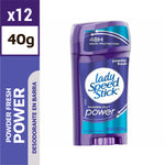 Lady Speed Stick Desodorante Barra Powder Fresh 24/7 x 45 g