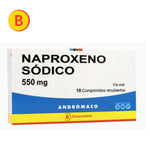 Naproxeno Sódico 550 mg X 10 Comp. Andrómaco