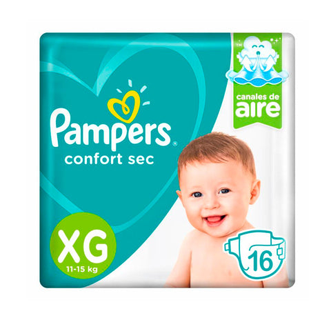 Pampers PaÒal Confort Sec Xg X 16