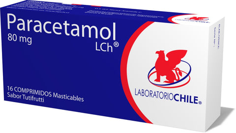 Paracetamol 80Mg X16Com.Mast.