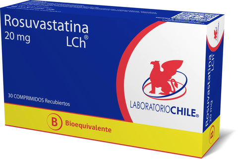 Rosuvastatina 20 mg Lab Chile