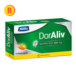 DorAliv (Ibuprofeno) 400 mg x 10 Caps. Blandas