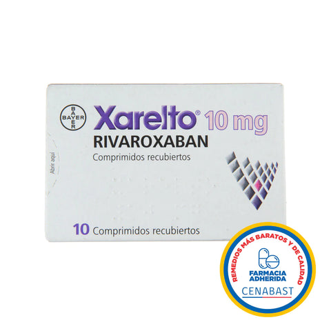 Xarelto (Rivaroxabán) 10 mg x 10 Comp. (Cenabast)