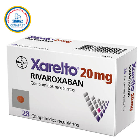 Xarelto (Rivaroxabán) 20 mg x 28 Comp. (Cenabast)