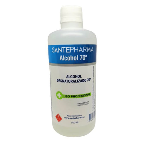 Alcohol desnaturalizado 70º x 500 ml Santepharma