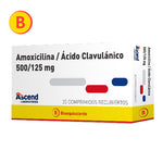 Amoxicilina 500mg / Acido Clavulanico 125 mg x 20 comp Ascend BE