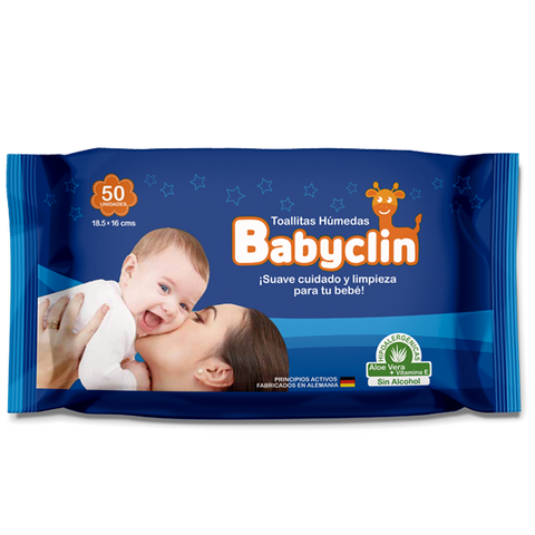 Toalla Humeda Babyclin 50Und