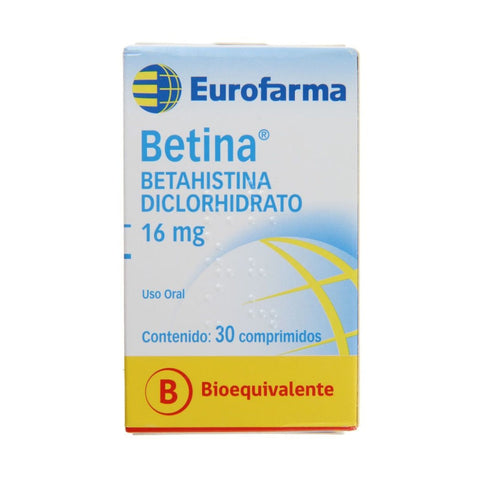 Betina (B) 16 Mg x 30 Comprimidos