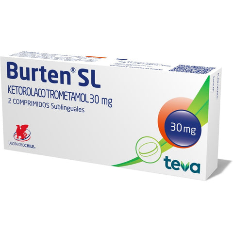 Burten Sl (Ketorolaco Trometamol) 30Mg X2Com.
