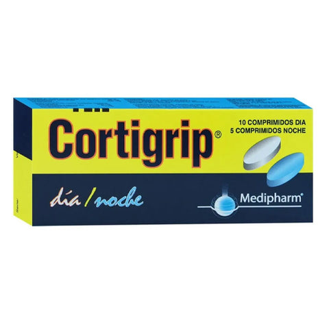 Cortigrip Día/Noche x 15 comprimidos recubiertos