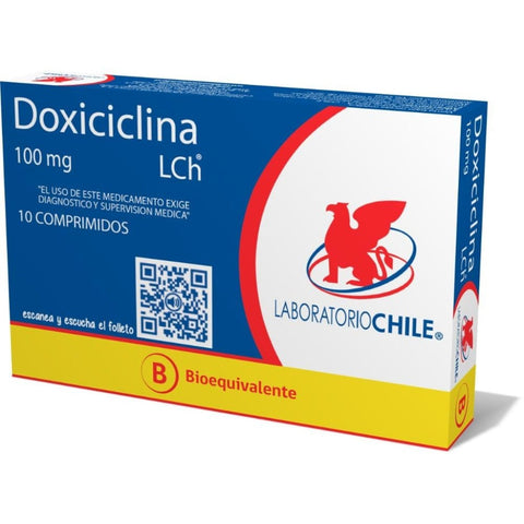 Doxiciclina 100 mg x 10 comprimidos