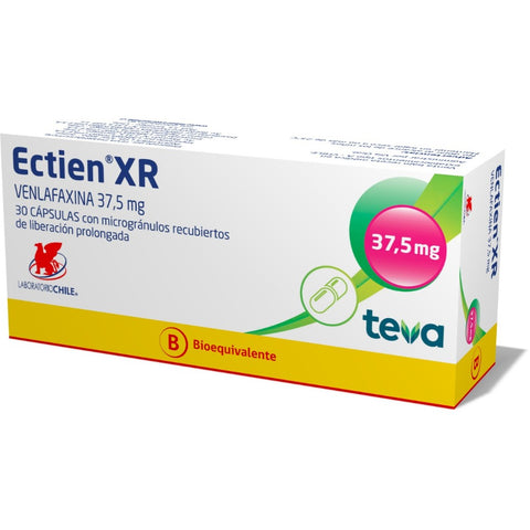 Ectien Xr (Venlafaxina) (B) 37.5Mg X30Cap.