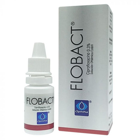 Flobact (Ciprofloxacino) 0.3% Sol. Oft. 5 Ml