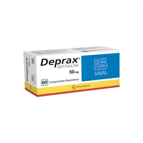 Deprax (Sertralina) 50 mg x 60 Comprimidos Recubiertos