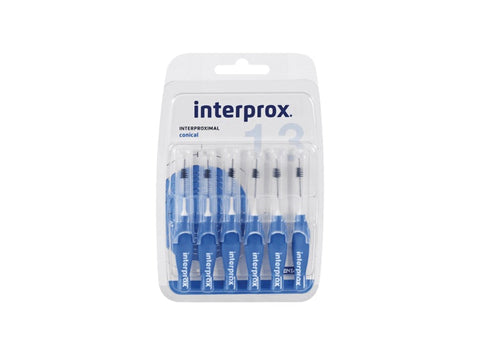 Interprox Cep. conical 1.3 x 6 (AZUL)