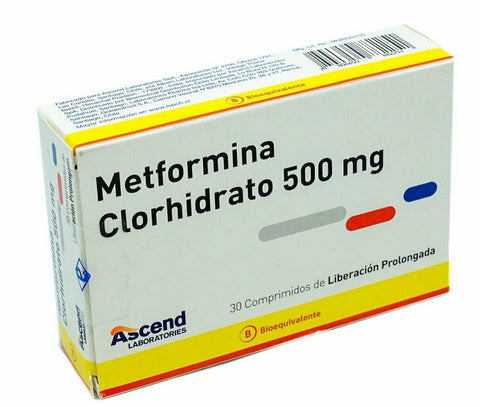 Metformina (B) Xr Comprimidos 500Mg X30