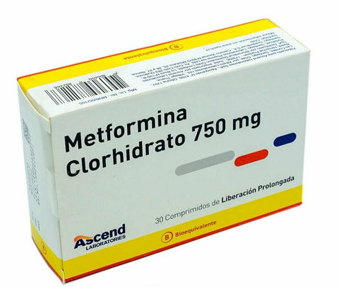 Metformina Xr (B) Comprimidos 750 Mg X30