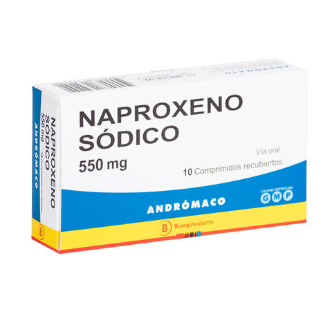 Naproxeno (B) 550Mg X10Com.