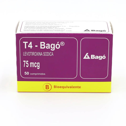 T4-Bago (B) (Levotiroxina) 75Mcg X 50 Com.Flexidosis