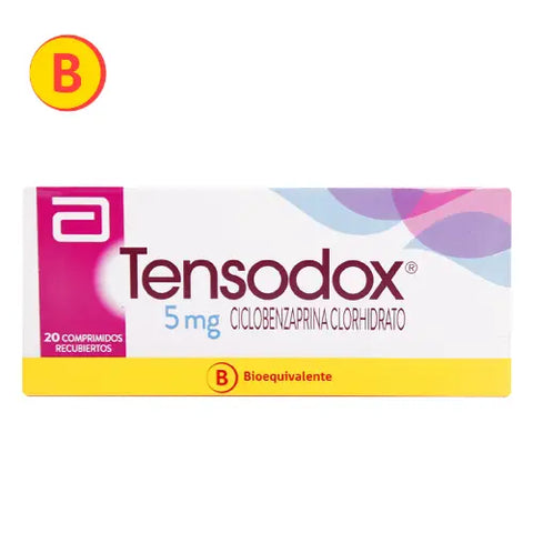 Tensodox (Ciclobenzaprina) 5 mg x 20 Comp. Rec.