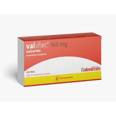 Valvitae (B) (Valsart·n) 160 Mg X 28 Com