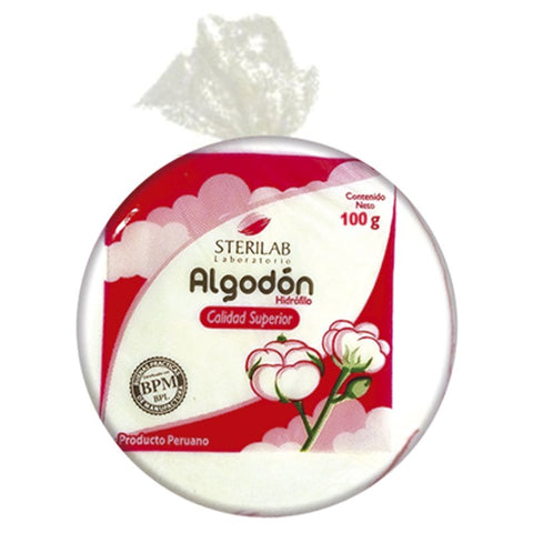 Algodón Prensado Hidrófilo 100 gr