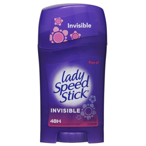 Lady Speed Stick Desodorante Barra Invisible Floral X45G